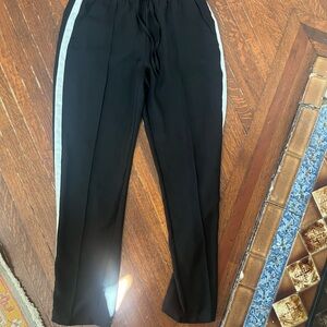 Black and White Men's Pants